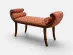 Bank - dormeus bankje aan Barca - Hout, Textiel - damast met