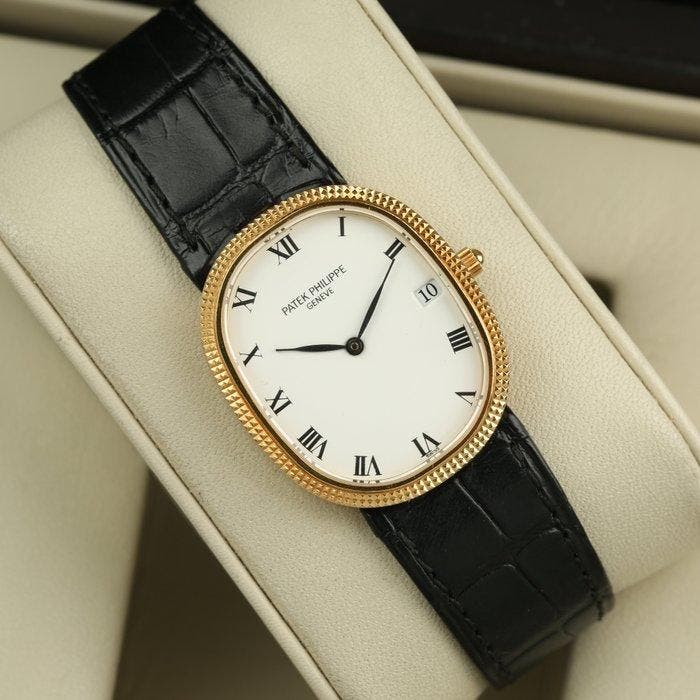 Patek Philippe - Ellipse - 3931J - Heren - 1980-1989, Sieraden, Tassen en Uiterlijk, Horloges | Heren