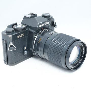Minolta XD + MC Tele Rokkor-QD 3,5/135mm | Analoge camera, Nieuw