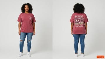 Comfort Colors T-shirts Dames maat L Rood Vintage, Ophalen of Verzenden, Nieuw