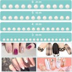 Zelfklevende Parels - 1320 stuks - 4 Maten – Crèmewit, Verzenden, Nieuw