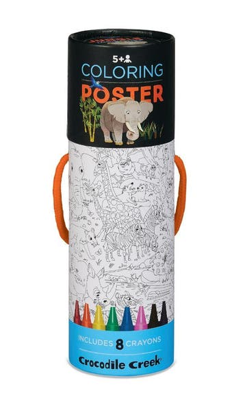 Crocodile Creek Coloring Poster Jungle Jamboree | SALE, Ophalen of Verzenden, Nieuw, Knutselen