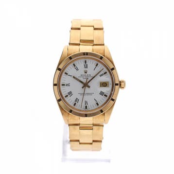 Rolex Date 1501 18ct. 34mm; Vintage 18k Gouden Horloge, Overige merken, Gebruikt, Polshorloge, Ophalen of Verzenden