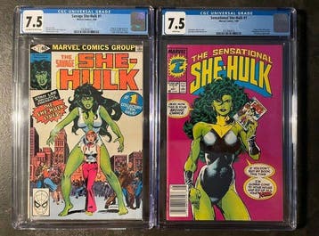Marvel Comics Rare 2X CGC Set - SHE-HULK #1 1980 + THE, Boeken, Nieuw