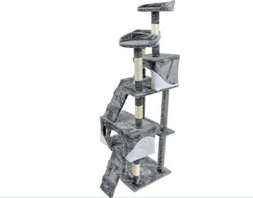 XXL Kattenboom 170cm grijs | Premium | OP=OP, Dieren en Toebehoren, Ophalen of Verzenden, Nieuw