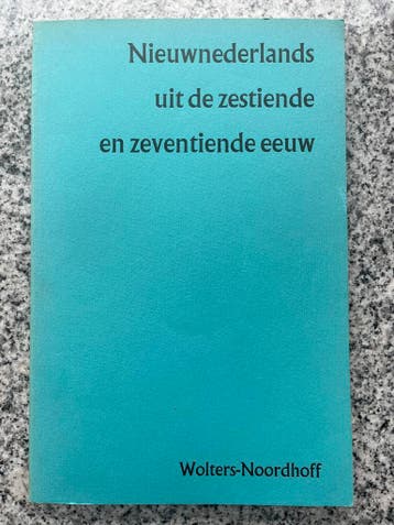 Nieuw Nederlands uit de zestiende en zeventiende eeuw, Boeken, Taal | Overige Talen, Gelezen, Non-fictie, Verzenden, Nederlands