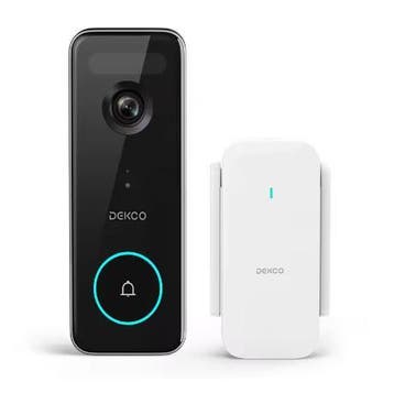 5MP UHD Wifi Vid Deurbel met Cam en Bewegingsdetectie, Verzenden