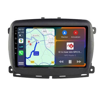 Fiat 500 Navigatie Radio met Apple Carplay en Android Auto, Ophalen of Verzenden, Nieuw
