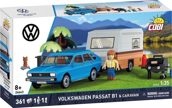 COBI 24643 Volkswagen Passat B1 Variant Caravan (Voertuigen), Kinderen en Baby's, Speelgoed | Bouwstenen, Nieuw, Verzenden