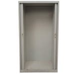 Roldeurkast 100x45x195 cm, staal, grijs, zonder legborden,, Ophalen of Verzenden, Gebruikt