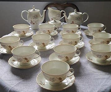 Richard Ginori - Tafelservies voor 12 (12) - Porselein, Antiek en Kunst