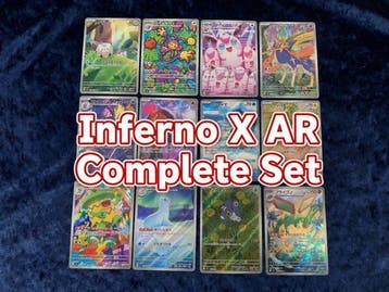 Pokémon - 12 Complete set - Scarlet & Violet - Inferno X AR, Nieuw
