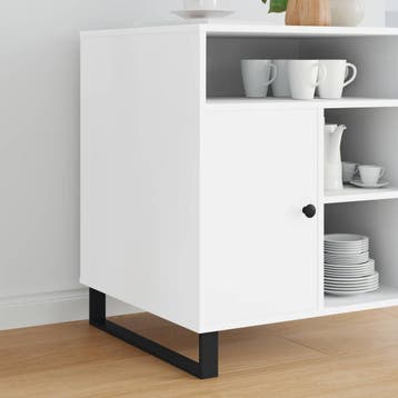 vidaXL Meubelpoten 12 st Zwart 546 x 40,5 x 100 mm IJzer, Doe-het-zelf en Verbouw, Verzenden, Nieuw