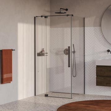 Brauer Stellar - Douchecabine met Draaideur - Helder Glas -, Doe-het-zelf en Verbouw, Sanitair, Ophalen of Verzenden, Nieuw