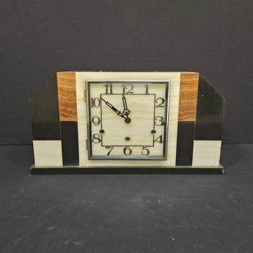 Figurale pendule - Art Deco Marmer - 1920-1930 - Art deco