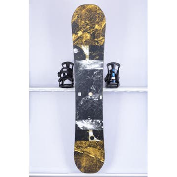 165 snowboard BURTON RADIUS WIDE, black/yellow, woodcore, FL, Verzenden, Gebruikt