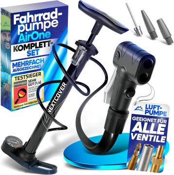 2dekans | NEXTCOVER® fietspomp Alle ventielen met, Fietsen en Brommers, Fietsaccessoires | Overige Fietsaccessoires, Ophalen of Verzenden