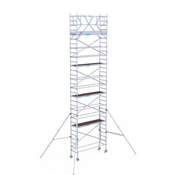 Rolsteiger Original 75x250 10,2m werkhoogte vrijstaand, Verzenden, Nieuw, Rolsteiger of Kamersteiger, 5 meter of hoger