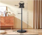 TV Standaard met Wielen 360° Draaibaar Verstelbaar 10-46 Inc, Verzenden, Nieuw