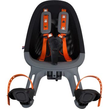 Qibbel Air Nijntje  Mini voorstoeltje Grijs, Fietsen en Brommers, Fietsaccessoires | Fietsstoeltjes, Verzenden, Nieuw