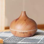 500ml Aroma Diffuser met Houtlook en Afstandsbediening, Witgoed en Apparatuur, Luchtbehandelingsapparatuur, Verzenden, Nieuw