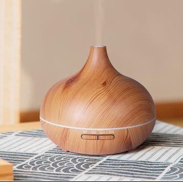 500ml Aroma Diffuser met Houtlook en Afstandsbediening, Verzenden, Nieuw
