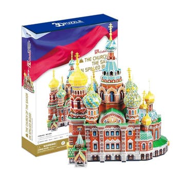 3D Puzzel: Church of the Savior on Spilled Blood (Cubic...., Nieuw