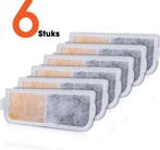 PetGoods Drinkfontein Filters - Navulling Set: 6 Stuks -, Dieren en Toebehoren, Katten-accessoires, Ophalen of Verzenden, Nieuw