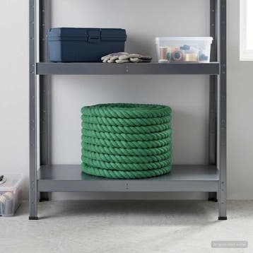 vidaXL Katoenen Touw 20 mm 50 m Groen 100% Katoen, Verzenden, Nieuw