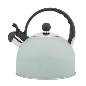 Altom Design Fluitketel RVS 2.5L – Mat Mint Groen – Voor, Witgoed en Apparatuur, Waterkokers, Ophalen of Verzenden, Nieuw
