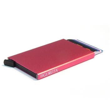 Figuretta Aluminium Hardcase RFID Cardprotector Fuchsia Roze, Verzenden, Nieuw, Overige merken
