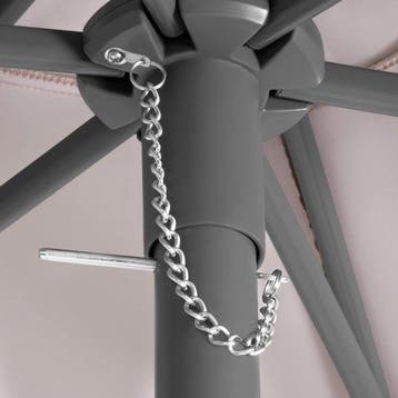 2dekans | VONROC Premium Stokparasol Torbole Ø200cm - Incl., Ophalen of Verzenden, Zo goed als nieuw