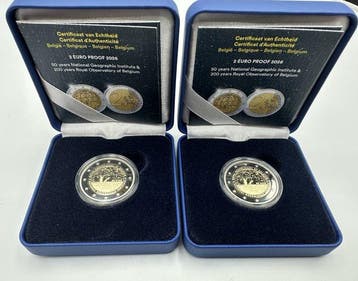 België. 2 Euro 2026 Geographic Institute and Royal