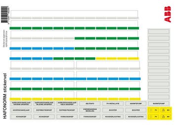 ABB Stickervel 120376, Nieuw