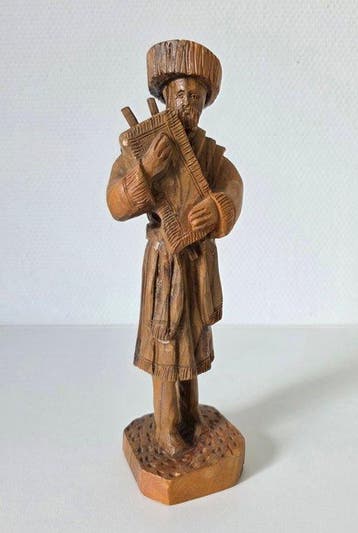 sculptuur, Judaica beeldje - Rabbijn die een Thora-rol