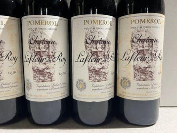 1980 Chateau la Fleur du Roy - Pomerol - 6 Fles (0,75 liter), Nieuw