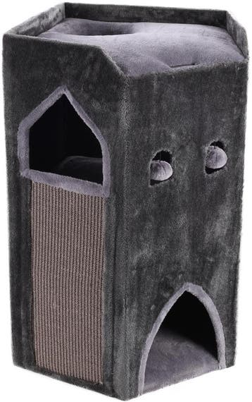 Krabmeubel Flamingo Bronko Donkergrijs – Grote Krabpaal v., Dieren en Toebehoren, Katten-accessoires, Verzenden, Nieuw