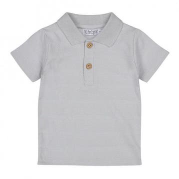 Dirkje Jongens Polo shirt SS-Light blue - 86 (12-18, Ophalen of Verzenden, Nieuw