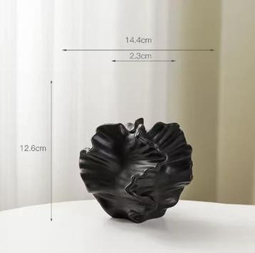 Minimalistische Keramische Koraal Vaas Scandinavisch Decor, Verzenden, Nieuw