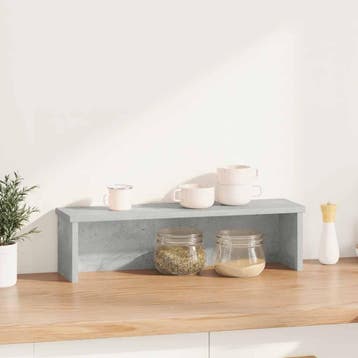 vidaXL Keukenrek stapelbaar 50x15x16 cm bewerkt hout, Verzenden, Nieuw