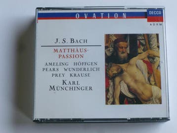 Bach - Matthaus Passion / Ameling, Prey, Karl Munchinger (3, Cd's en Dvd's, Ophalen of Verzenden, Zo goed als nieuw