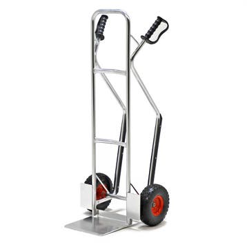 Aluminium steekwagen vaste constructie lekvrije PU-banden, Ophalen of Verzenden