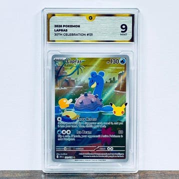 Pokémon Graded card - Lapras 131 - 30th Anniversary –, Nieuw