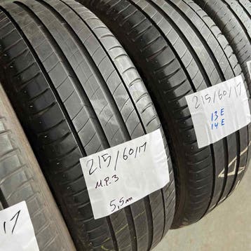2 x Michelin Primacy 3 215-60-17 Zomerbanden 5,5mm, 17 inch, Ophalen of Verzenden, Band(en), Personenwagen