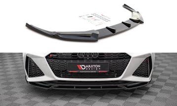 Voorspoiler V.1 Audi RS6 / RS7 C8 Maxton Glanzend Zwart, Ophalen of Verzenden, Nieuw