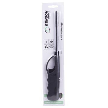 Benson BBQ-aansteker - Flexibel en navulbaar - 27 cm - Zwart, Ophalen of Verzenden, Nieuw