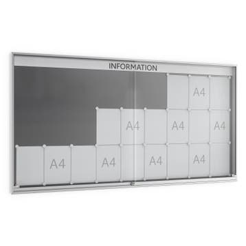 Informatiekast Binnen Schuifdeur 27x A4 Premium, Nieuw in verpakking