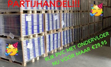pvc-klik pvc-pvc met ondervloer-click pvc-legservice-vloer-, Nieuw, 75 m² of meer, Landelijk-sfeervol-eric kuster stijl, Overige typen