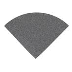 Hoekstuk rubber rand sportvloer 'STONE' - 25x25 cm, Sport en Fitness, Verzenden, Nieuw