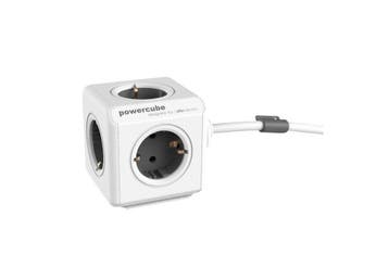 Allocacoc PowerCube Extended USB Grijs - 3m, Ophalen of Verzenden, Nieuw